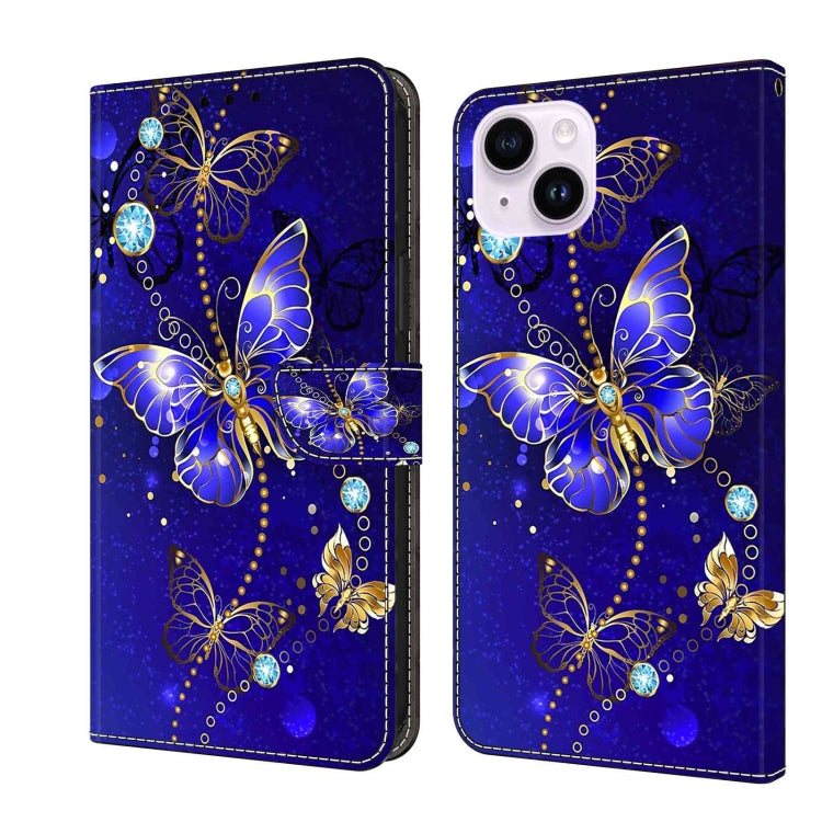 Crystal 3D Shockproof Protective Leather Phone Case, For iPhone 14 Plus, For iPhone 15 Pro Max, For iPhone 15 Pro, For iPhone 13 / 14, For iPhone 14 Pro