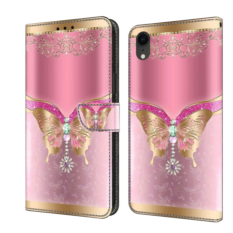 Crystal 3D Shockproof Protective Leather Phone Case, For iPhone X / XS, For iPhone XR, For iPhone XS Max, For iPhone 6 Plus / 7 Plus / 8 Plus, For iPhone 6 / 7