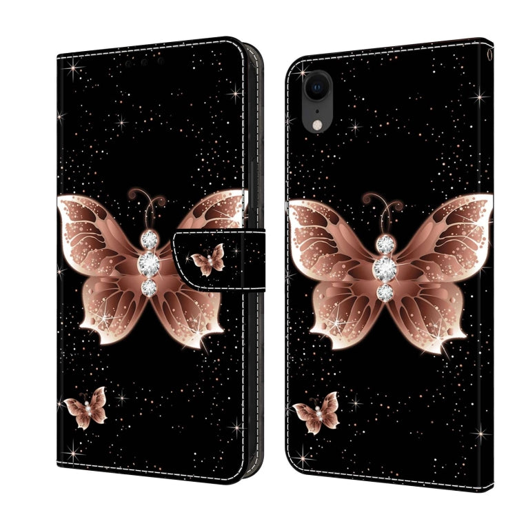 Crystal 3D Shockproof Protective Leather Phone Case, For iPhone X / XS, For iPhone XR, For iPhone XS Max, For iPhone 6 Plus / 7 Plus / 8 Plus, For iPhone 6 / 7