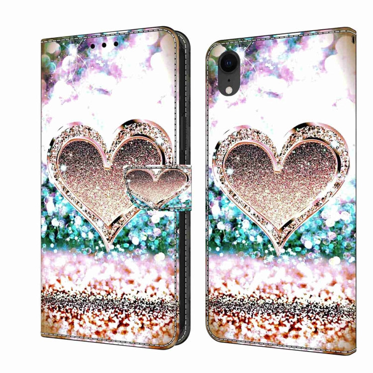 Crystal 3D Shockproof Protective Leather Phone Case, For iPhone X / XS, For iPhone XR, For iPhone XS Max, For iPhone 6 Plus / 7 Plus / 8 Plus, For iPhone 6 / 7