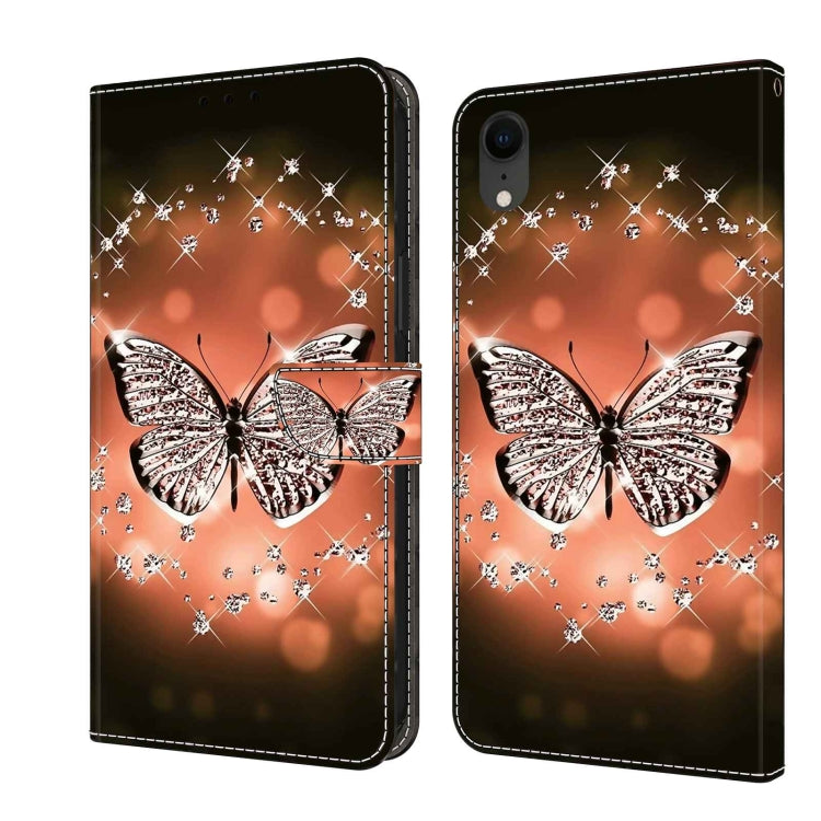 Crystal 3D Shockproof Protective Leather Phone Case, For iPhone X / XS, For iPhone XR, For iPhone XS Max, For iPhone 6 Plus / 7 Plus / 8 Plus, For iPhone 6 / 7