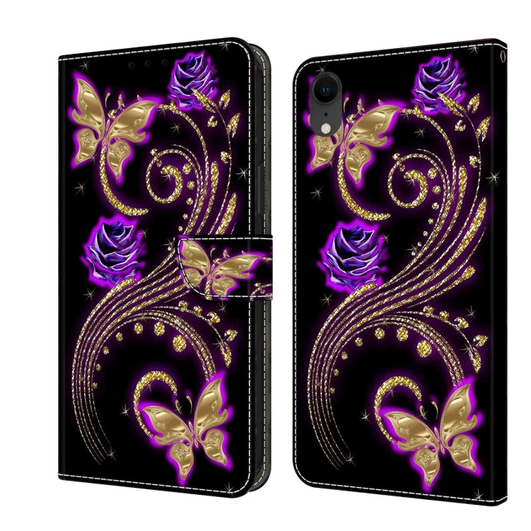 Crystal 3D Shockproof Protective Leather Phone Case, For iPhone X / XS, For iPhone XR, For iPhone XS Max, For iPhone 6 Plus / 7 Plus / 8 Plus, For iPhone 6 / 7