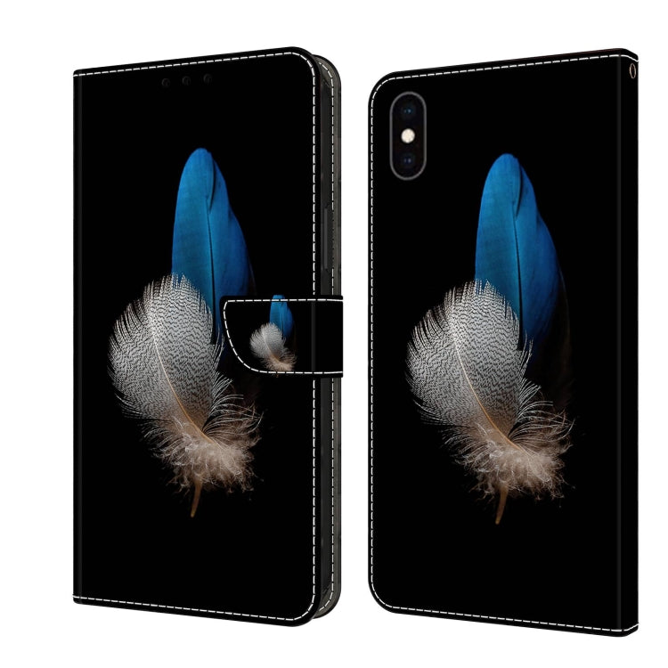 Crystal 3D Shockproof Protective Leather Phone Case, For iPhone X / XS, For iPhone XR, For iPhone XS Max, For iPhone 6 Plus / 7 Plus / 8 Plus, For iPhone 6 / 7
