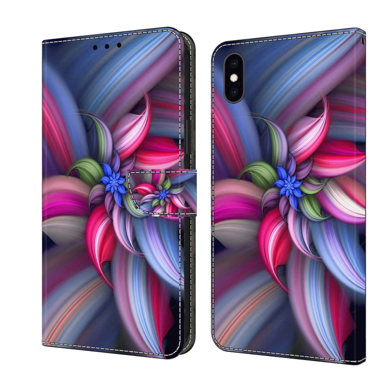 Crystal 3D Shockproof Protective Leather Phone Case, For iPhone X / XS, For iPhone XR, For iPhone XS Max, For iPhone 6 Plus / 7 Plus / 8 Plus, For iPhone 6 / 7