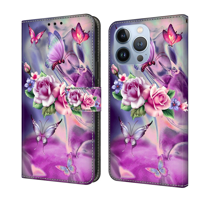 Crystal 3D Shockproof Protective Leather Phone Case, For iPhone 14 Plus, For iPhone 15 Pro Max, For iPhone 15 Pro, For iPhone 13 / 14, For iPhone 14 Pro