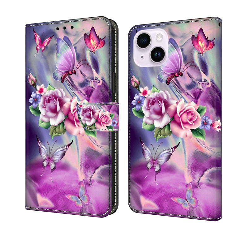 Crystal 3D Shockproof Protective Leather Phone Case, For iPhone 15 Plus, For iPhone 14 Pro Max, For iPhone 15, For iPhone 12 Pro Max / 13 Pro Max, For iPhone 13 Pro