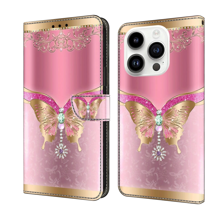Crystal 3D Shockproof Protective Leather Phone Case, For iPhone 14 Plus, For iPhone 15 Pro Max, For iPhone 15 Pro, For iPhone 13 / 14, For iPhone 14 Pro