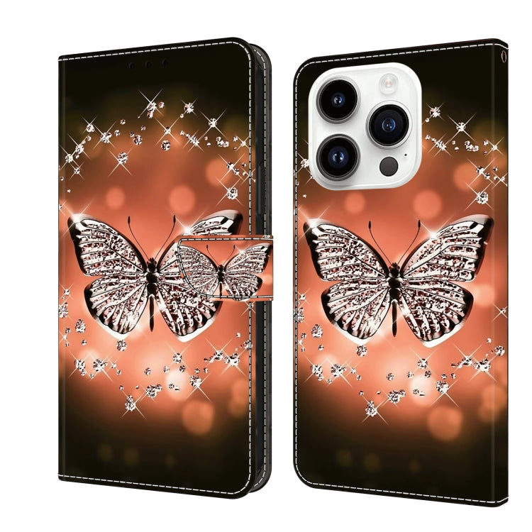 Crystal 3D Shockproof Protective Leather Phone Case, For iPhone 14 Plus, For iPhone 15 Pro Max, For iPhone 15 Pro, For iPhone 13 / 14, For iPhone 14 Pro