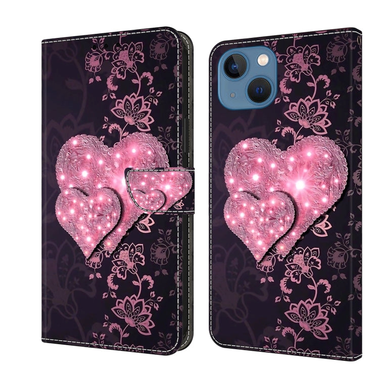 Crystal 3D Shockproof Protective Leather Phone Case, For iPhone 15 Plus, For iPhone 14 Pro Max, For iPhone 15, For iPhone 12 Pro Max / 13 Pro Max, For iPhone 13 Pro