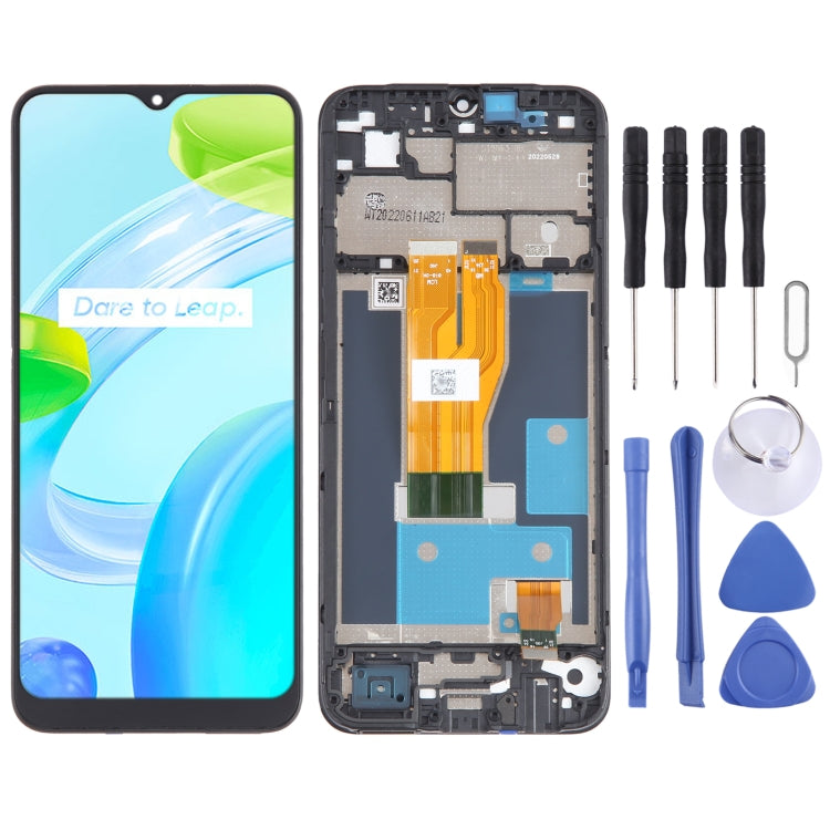 OEM LCD Screen Digitizer Full Assembly with Frame, For Realme V30, For Realme C33 2023 RMX3627, For Realme 10T, For Realme C55, For Realme 10s, For Realme C33, For Realme 9i 5G, For Realme V20, For Realme C30, For Realme Q5 RMX3478���������������������...