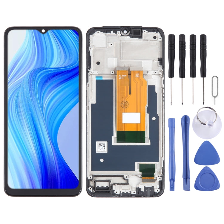 OEM LCD Screen Digitizer Full Assembly with Frame, For Realme V30, For Realme C33 2023 RMX3627, For Realme 10T, For Realme C55, For Realme 10s, For Realme C33, For Realme 9i 5G, For Realme V20, For Realme C30, For Realme Q5 RMX3478���������������������...