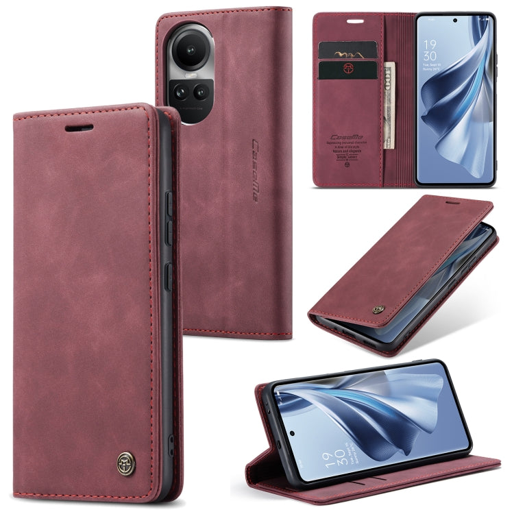 CaseMe 013 Multifunctional Horizontal Flip Leather Phone Case, For OPPO Reno10 5G Global／Reno10 Pro Global, For OPPO A78 4G, For OPPO A78 5G Global / A1X 5G, For OPPO A58 5G / A58X 5G, For OPPO Reno8 T 4G������������������������������������������������...