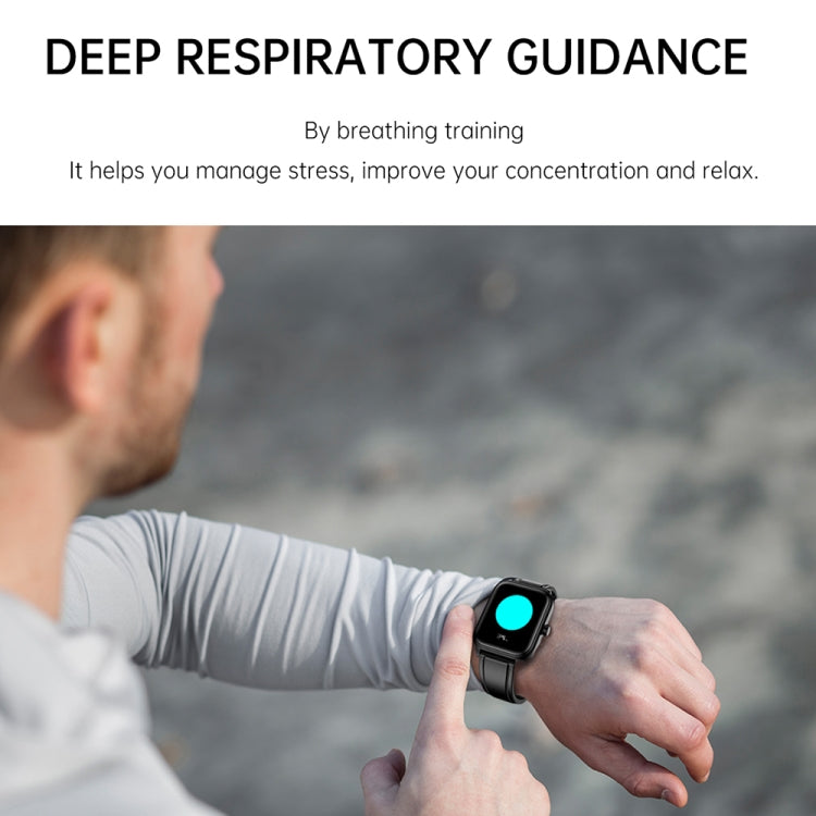 ET540 1.91 inch IP67 Waterproof Silicone Band Smart Watch, Support ECG / Non-invasive Blood Glucose Measurement