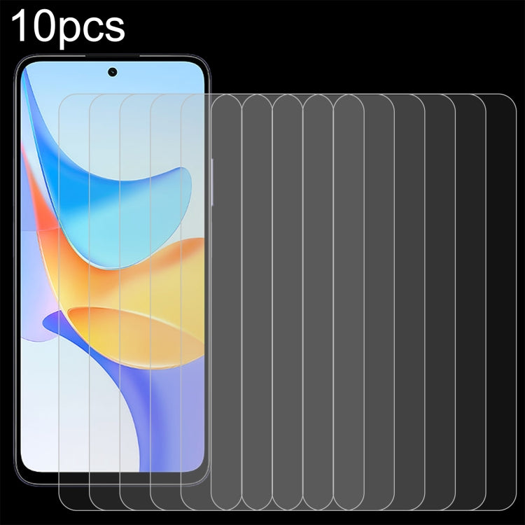 10pcs 0.26mm 9H 2.5D Tempered Glass Film, For Honor GT Pro, For Honor X60 GT, For Honor 400 Pro, For Honor Play 60m, For Honor Play 60, For Honor X8c 4G, For Honor Play9T Pro, For Honor 300 Pro, For Honor 300, For Honor X5b / X5b Plus, For Honor Play 9...