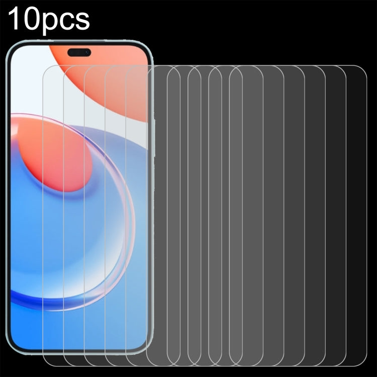 10pcs 0.26mm 9H 2.5D Tempered Glass Film, For Honor GT Pro, For Honor X60 GT, For Honor Play 60m, For Honor Play 60, For Honor 400 / 400 Lite, For Honor X8c 4G, For Honor Play9T Pro, For Honor 300 Pro, For Honor 300, For Honor X5b / X5b Plus�����������...