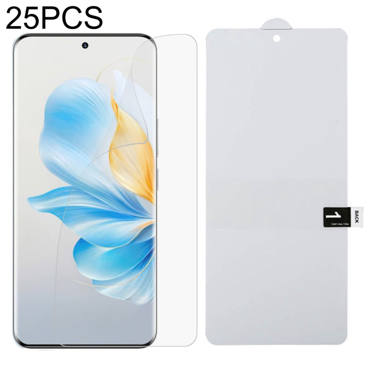 25pcs Full Screen Protector Explosion-proof Hydrogel Film, For Honor Magic7 RSR Porsche Design, For Honor Magic7 Pro, For Honor Magic7, For Honor Magic6 Lite 5G, For Honor 100 Pro, For Honor 100, For Honor X50i+, For Honor Play 20 Pro, For Honor Play 8...