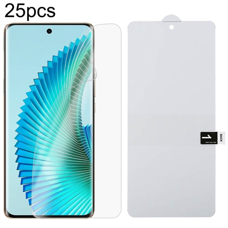 25pcs Full Screen Protector Explosion-proof Hydrogel Film, For Honor Magic7 RSR Porsche Design, For Honor Magic7 Pro, For Honor Magic7, For Honor Magic6 Lite 5G, For Honor 100 Pro, For Honor 100, For Honor X50i+, For Honor Play 20 Pro, For Honor Play 8...