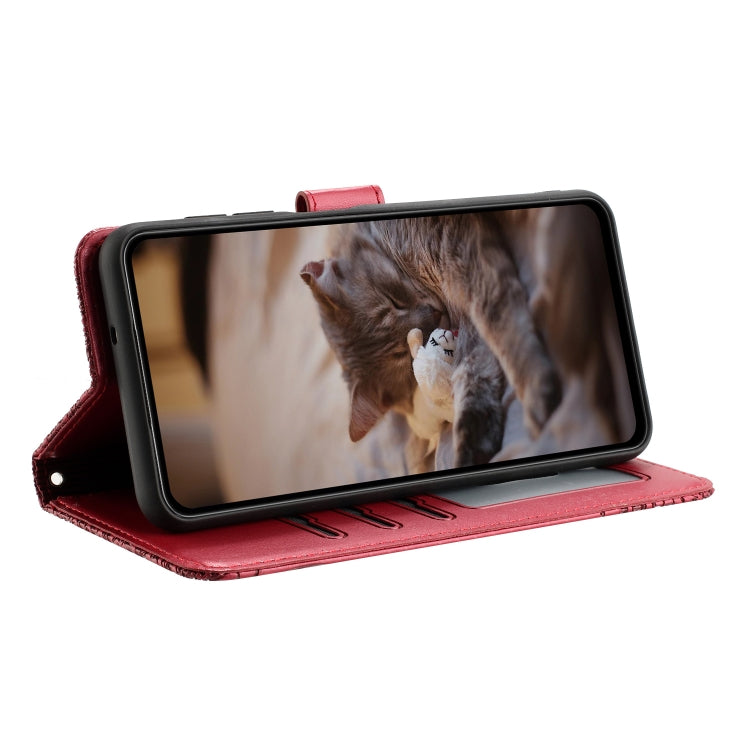 Cat Embossing Pattern Leather Phone Case with Lanyard, For iPhone 12 Pro Max, For iPhone 12 mini, For iPhone 11 Pro Max, For iPhone 11, For iPhone 11 Pro, For iPhone XS Max, For iPhone X, For iPhone 7 Plus / 8 Plus