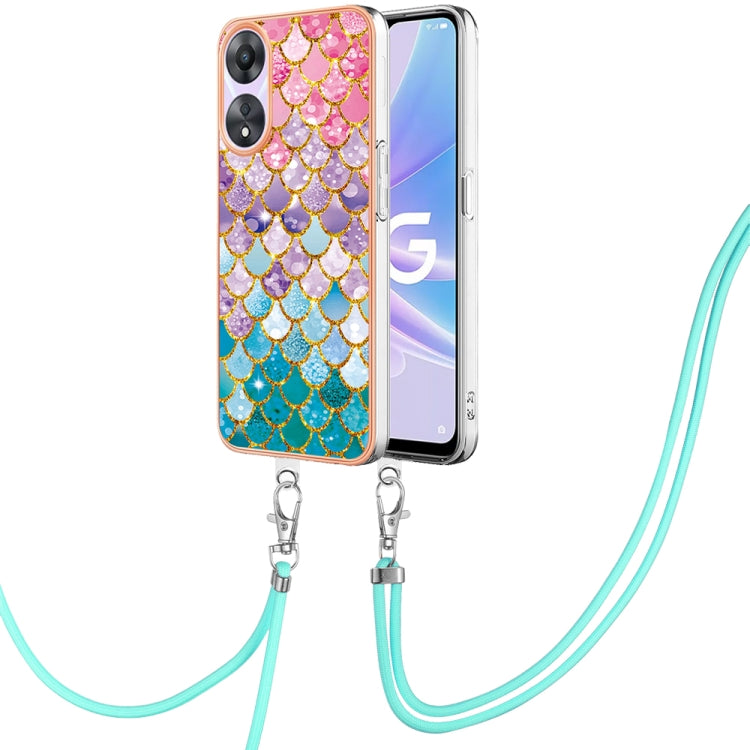 Electroplating IMD TPU Phone Case with Lanyard, For OPPO Reno11 5G Global, For OPPO Reno11 Pro 5G Global, For OPPO A58 4G, For OPPO Reno10 5G Global, For OPPO Reno10 Pro 5G Global, For OPPO A78 4G, For OPPO Reno8 T 4G, For OPPO A78 / A58, For OPPO A98�...
