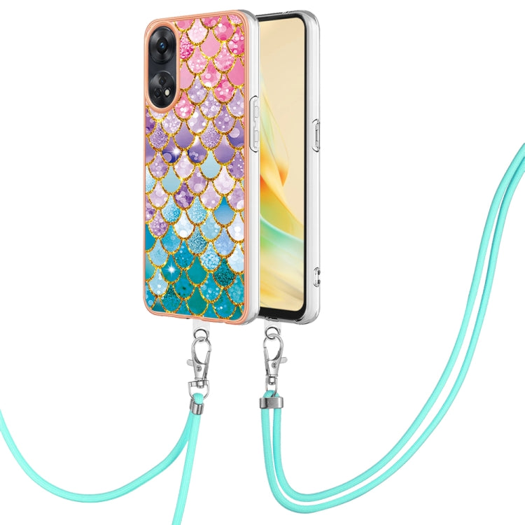 Electroplating IMD TPU Phone Case with Lanyard, For OPPO Reno11 5G Global, For OPPO Reno11 Pro 5G Global, For OPPO A58 4G, For OPPO Reno10 5G Global, For OPPO Reno10 Pro 5G Global, For OPPO A78 4G, For OPPO Reno8 T 4G, For OPPO A78 / A58, For OPPO A98�...