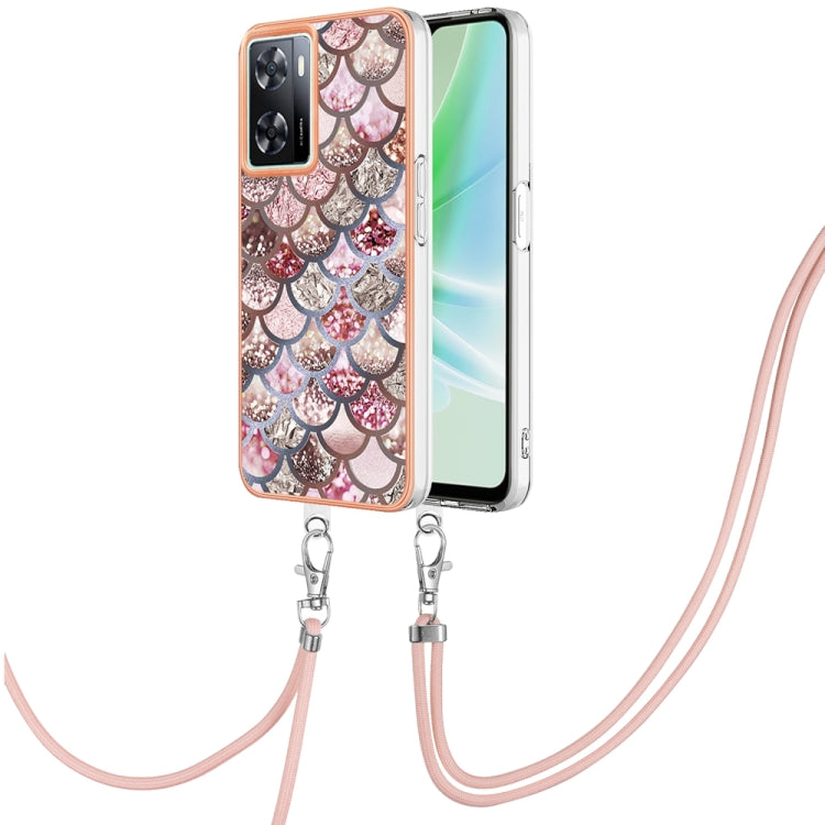 Electroplating IMD TPU Phone Case with Lanyard, For OPPO Reno11 5G Global, For OPPO Reno11 Pro 5G Global, For OPPO A58 4G, For OPPO Reno10 5G Global, For OPPO Reno10 Pro 5G Global, For OPPO A78 4G, For OPPO Reno8 T 4G, For OPPO A78 / A58, For OPPO A98�...