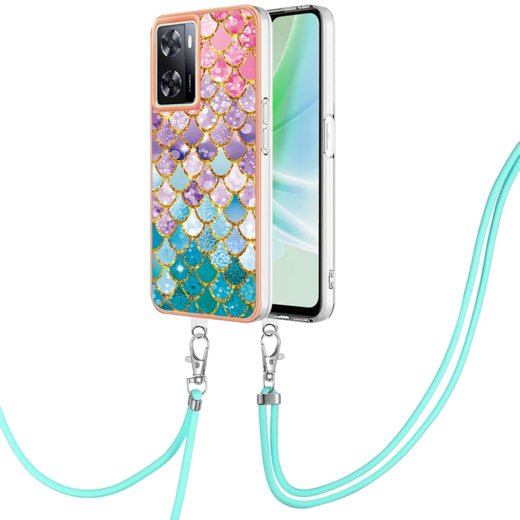 Electroplating IMD TPU Phone Case with Lanyard, For OPPO Reno11 5G Global, For OPPO Reno11 Pro 5G Global, For OPPO A58 4G, For OPPO Reno10 5G Global, For OPPO Reno10 Pro 5G Global, For OPPO A78 4G, For OPPO Reno8 T 4G, For OPPO A78 / A58, For OPPO A98�...