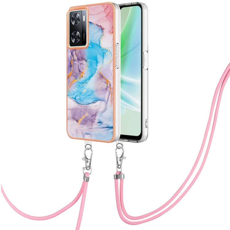 Electroplating IMD TPU Phone Case with Lanyard, For OPPO Reno11 5G Global, For OPPO Reno11 Pro 5G Global, For OPPO A58 4G, For OPPO Reno10 5G Global, For OPPO Reno10 Pro 5G Global, For OPPO A78 4G, For OPPO Reno8 T 4G, For OPPO A78 / A58, For OPPO A98�...