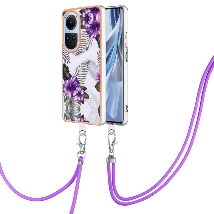 Electroplating IMD TPU Phone Case with Lanyard, For OPPO Reno11 5G Global, For OPPO Reno11 Pro 5G Global, For OPPO A58 4G, For OPPO Reno10 5G Global, For OPPO Reno10 Pro 5G Global, For OPPO A78 4G, For OPPO Reno8 T 4G, For OPPO A78 / A58, For OPPO A98�...