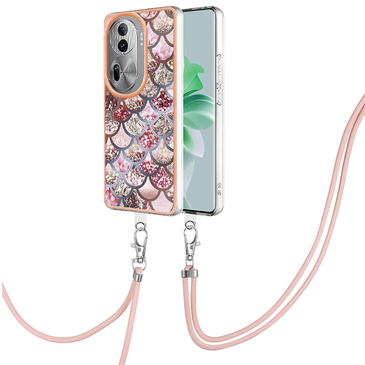 Electroplating IMD TPU Phone Case with Lanyard, For OPPO Reno11 5G Global, For OPPO Reno11 Pro 5G Global, For OPPO A58 4G, For OPPO Reno10 5G Global, For OPPO Reno10 Pro 5G Global, For OPPO A78 4G, For OPPO Reno8 T 4G, For OPPO A78 / A58, For OPPO A98�...