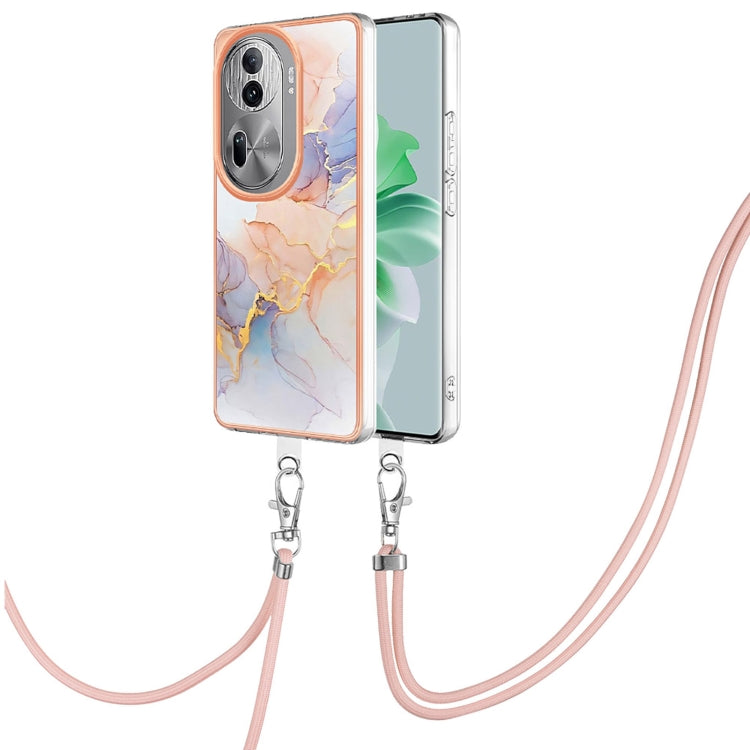 Electroplating IMD TPU Phone Case with Lanyard, For OPPO Reno11 5G Global, For OPPO Reno11 Pro 5G Global, For OPPO A58 4G, For OPPO Reno10 5G Global, For OPPO Reno10 Pro 5G Global, For OPPO A78 4G, For OPPO Reno8 T 4G, For OPPO A78 / A58, For OPPO A98�...