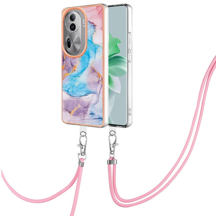 Electroplating IMD TPU Phone Case with Lanyard, For OPPO Reno11 5G Global, For OPPO Reno11 Pro 5G Global, For OPPO A58 4G, For OPPO Reno10 5G Global, For OPPO Reno10 Pro 5G Global, For OPPO A78 4G, For OPPO Reno8 T 4G, For OPPO A78 / A58, For OPPO A98�...