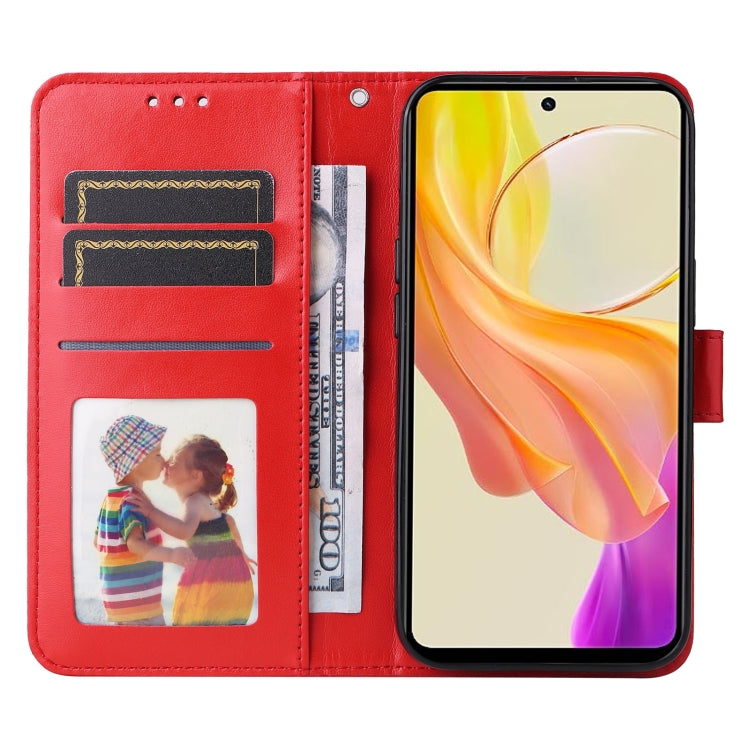 Embossed Sunflower Leather Phone Case, For vivo Y78 5G Foreign