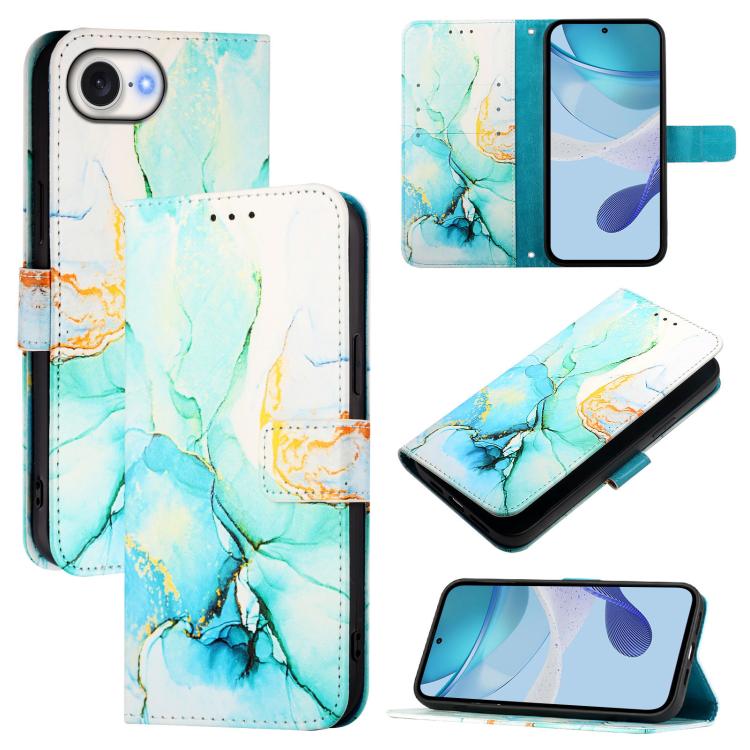 PT003 Marble Pattern Flip Leather Phone Case, For iPhone 16 Pro Max, For iPhone 16 Pro, For iPhone 16 Plus, For iPhone 16, For iPhone 16e, For iPhone 15 Pro Max, For iPhone 15 Pro, For iPhone 15 Plus, For iPhone 15, For iPod Touch 7 / 6 / 5