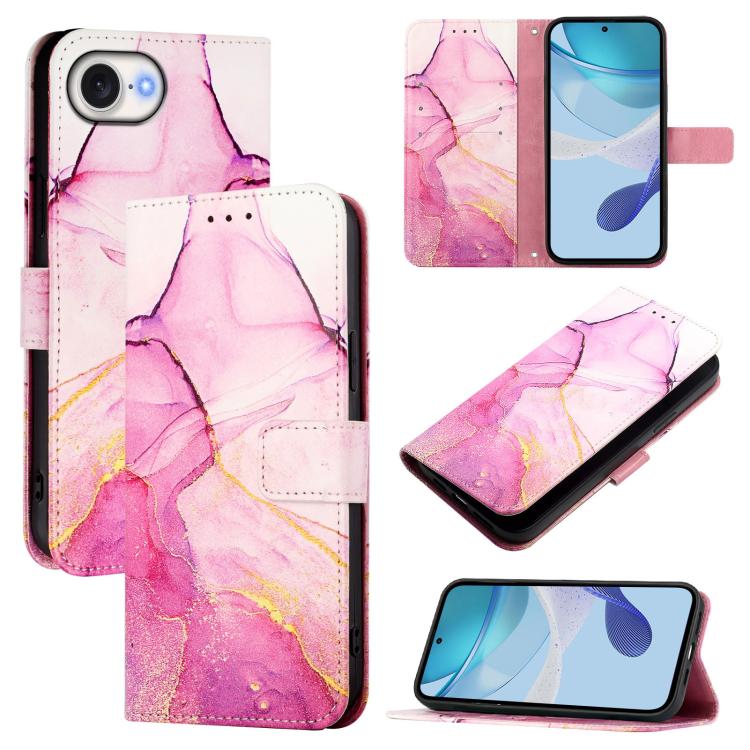 PT003 Marble Pattern Flip Leather Phone Case, For iPhone 16 Pro Max, For iPhone 16 Pro, For iPhone 16 Plus, For iPhone 16, For iPhone 16e, For iPhone 15 Pro Max, For iPhone 15 Pro, For iPhone 15 Plus, For iPhone 15, For iPod Touch 7 / 6 / 5