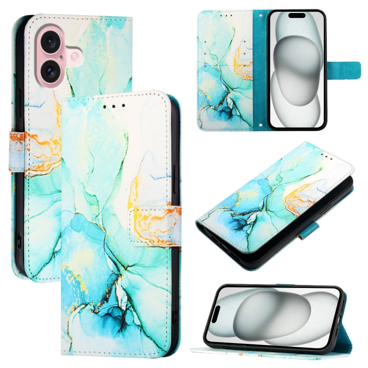 PT003 Marble Pattern Flip Leather Phone Case, For iPhone 16 Pro Max, For iPhone 16 Pro, For iPhone 16 Plus, For iPhone 16, For iPhone 16e, For iPhone 15 Pro Max, For iPhone 15 Pro, For iPhone 15 Plus, For iPhone 15, For iPod Touch 7 / 6 / 5