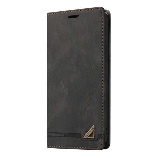 Skin Feel Anti-theft Brush Horizontal Flip Leather Case with Holder