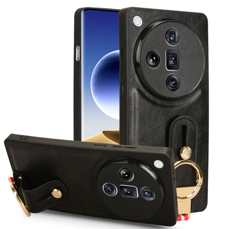 Wristband Leather Back Phone Case, For OPPO Reno13 F 5G, For OPPO Find X8, For OPPO K12x 5G / A3 Pro Global, For OPPO A3x 5G, For OPPO Reno12 F 5G, For OPPO A3 Pro India, For OPPO Reno11 PJH110, For OPPO Reno12 Pro 5G Global, For OPPO Reno12 5G Global�...