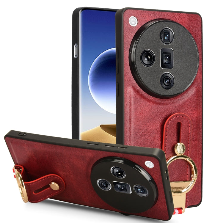 Wristband Leather Back Phone Case, For OPPO Reno13 F 5G, For OPPO Find X8, For OPPO K12x 5G / A3 Pro Global, For OPPO A3x 5G, For OPPO Reno12 F 5G, For OPPO A3 Pro India, For OPPO Reno11 PJH110, For OPPO Reno12 Pro 5G Global, For OPPO Reno12 5G Global�...