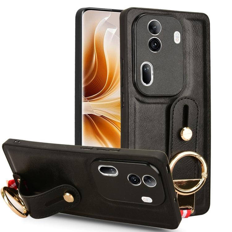 Wristband Leather Back Phone Case, For OPPO Reno13 F 5G, For OPPO Find X8, For OPPO K12x 5G / A3 Pro Global, For OPPO A3x 5G, For OPPO Reno12 F 5G, For OPPO A3 Pro India, For OPPO Reno11 PJH110, For OPPO Reno12 Pro 5G Global, For OPPO Reno12 5G Global�...