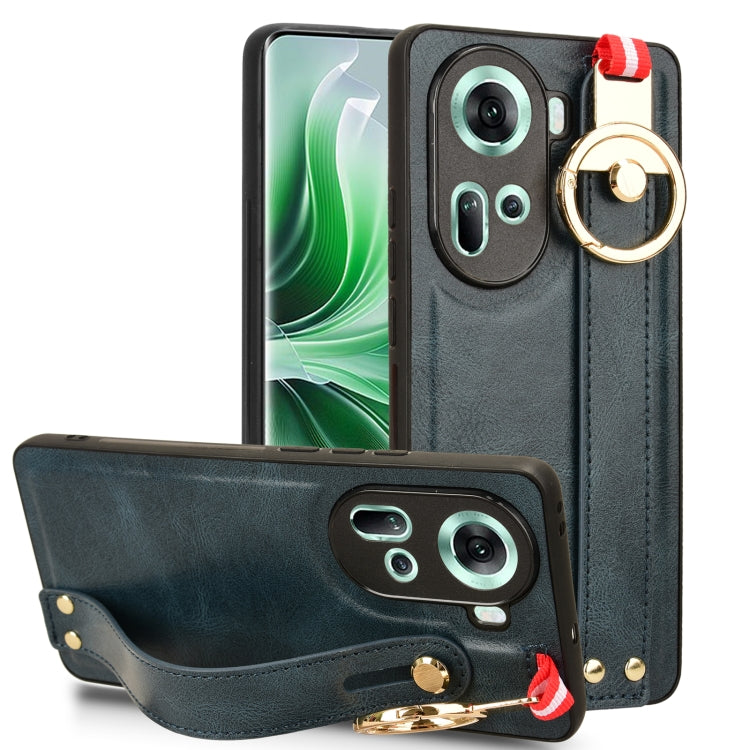 Wristband Leather Back Phone Case, For OPPO Reno13 F 5G, For OPPO Find X8, For OPPO K12x 5G / A3 Pro Global, For OPPO A3x 5G, For OPPO Reno12 F 5G, For OPPO A3 Pro India, For OPPO Reno11 PJH110, For OPPO Reno12 Pro 5G Global, For OPPO Reno12 5G Global�...