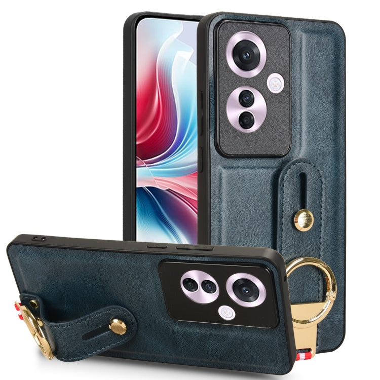 Wristband Leather Back Phone Case, For OPPO Reno13 F 5G, For OPPO Find X8, For OPPO K12x 5G / A3 Pro Global, For OPPO A3x 5G, For OPPO Reno12 F 5G, For OPPO A3 Pro India, For OPPO Reno11 PJH110, For OPPO Reno12 Pro 5G Global, For OPPO Reno12 5G Global�...