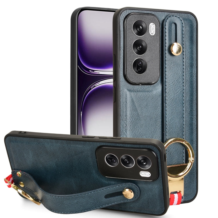Wristband Leather Back Phone Case, For OPPO Reno13 F 5G, For OPPO Find X8, For OPPO K12x 5G / A3 Pro Global, For OPPO A3x 5G, For OPPO Reno12 F 5G, For OPPO A3 Pro India, For OPPO Reno11 PJH110, For OPPO Reno12 Pro 5G Global, For OPPO Reno12 5G Global�...