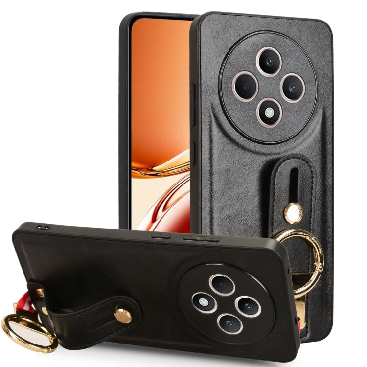 Wristband Leather Back Phone Case, For OPPO Reno13 F 5G, For OPPO Find X8, For OPPO K12x 5G / A3 Pro Global, For OPPO A3x 5G, For OPPO Reno12 F 5G, For OPPO A3 Pro India, For OPPO Reno11 PJH110, For OPPO Reno12 Pro 5G Global, For OPPO Reno12 5G Global�...