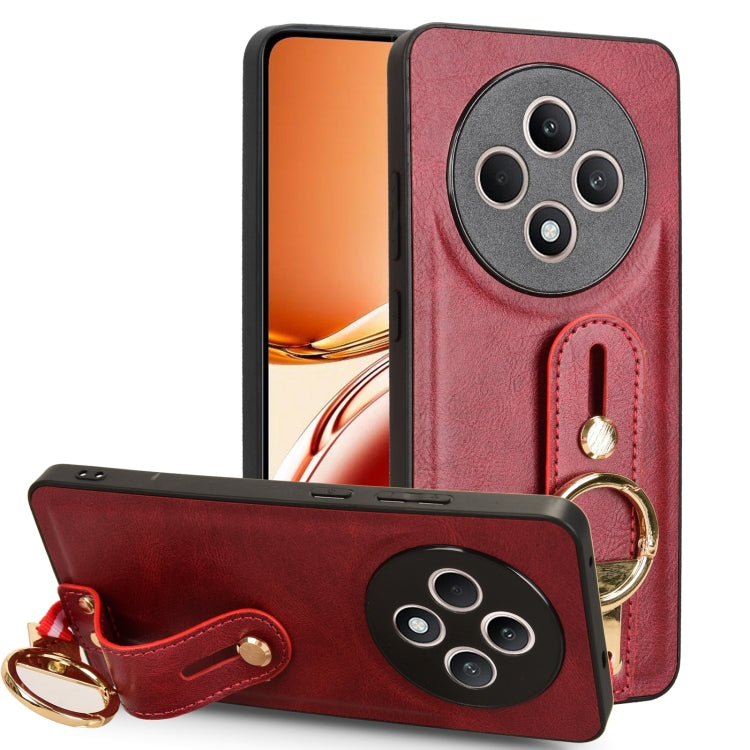 Wristband Leather Back Phone Case, For OPPO Reno13 F 5G, For OPPO Find X8, For OPPO K12x 5G / A3 Pro Global, For OPPO A3x 5G, For OPPO Reno12 F 5G, For OPPO A3 Pro India, For OPPO Reno11 PJH110, For OPPO Reno12 Pro 5G Global, For OPPO Reno12 5G Global�...