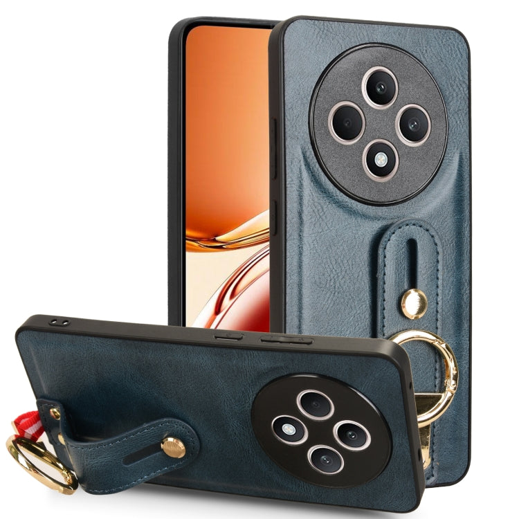 Wristband Leather Back Phone Case, For OPPO Reno13 F 5G, For OPPO Find X8, For OPPO K12x 5G / A3 Pro Global, For OPPO A3x 5G, For OPPO Reno12 F 5G, For OPPO A3 Pro India, For OPPO Reno11 PJH110, For OPPO Reno12 Pro 5G Global, For OPPO Reno12 5G Global�...