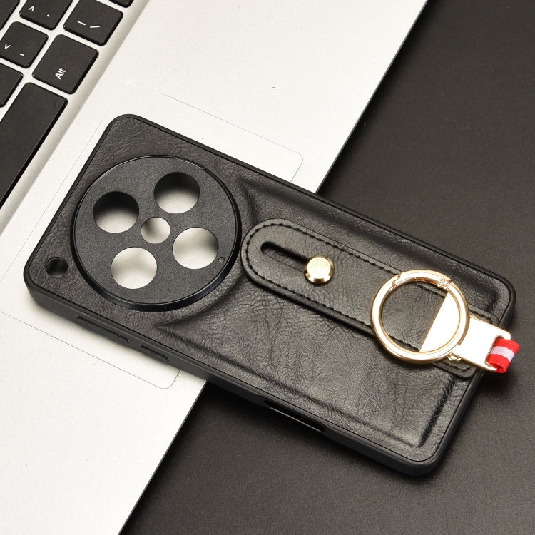 Wristband Leather Back Phone Case, For OPPO Find X8 Pro, For OPPO Find N2 Flip