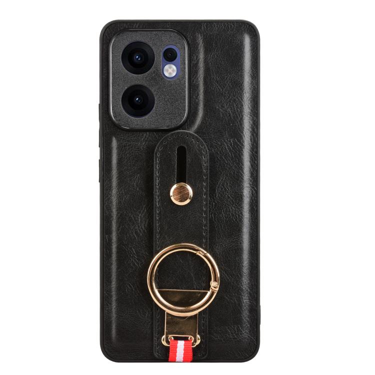 Wristband Leather Back Phone Case, For OPPO Reno13 F 5G, For OPPO Find X8, For OPPO K12x 5G / A3 Pro Global, For OPPO A3x 5G, For OPPO Reno12 F 5G, For OPPO A3 Pro India, For OPPO Reno11 PJH110, For OPPO Reno12 Pro 5G Global, For OPPO Reno12 5G Global�...