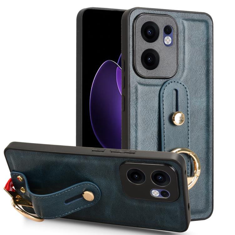 Wristband Leather Back Phone Case, For OPPO Reno13 F 5G, For OPPO Find X8, For OPPO K12x 5G / A3 Pro Global, For OPPO A3x 5G, For OPPO Reno12 F 5G, For OPPO A3 Pro India, For OPPO Reno11 PJH110, For OPPO Reno12 Pro 5G Global, For OPPO Reno12 5G Global�...