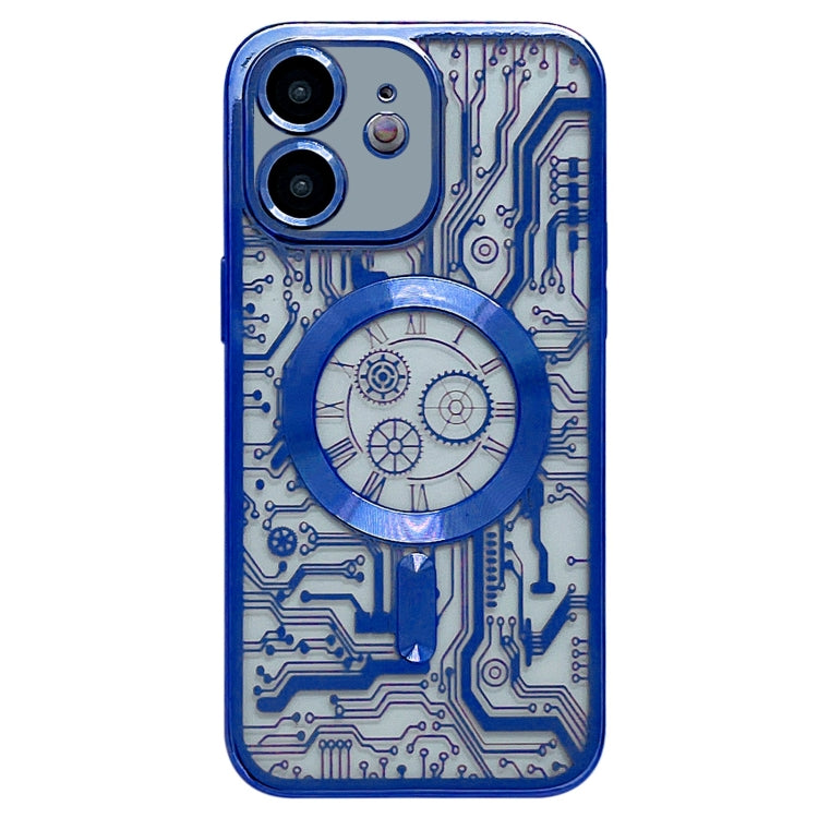 Electroplated Circuit Board Pattern MagSafe Phone Case, For iPhone 14 Plus, For iPhone 14, For iPhone 14 Pro, For iPhone 14 Pro Max, For iPhone 13 Pro Max, For iPhone 13 Pro, For iPhone 13, For iPhone 12, For iPhone 12 Pro Max, For iPhone 12 Pro�������...