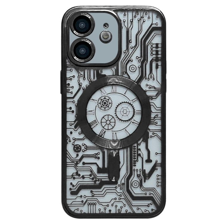Electroplated Circuit Board Pattern MagSafe Phone Case, For iPhone 14 Plus, For iPhone 14, For iPhone 14 Pro, For iPhone 14 Pro Max, For iPhone 13 Pro Max, For iPhone 13 Pro, For iPhone 13, For iPhone 12, For iPhone 12 Pro Max, For iPhone 12 Pro�������...